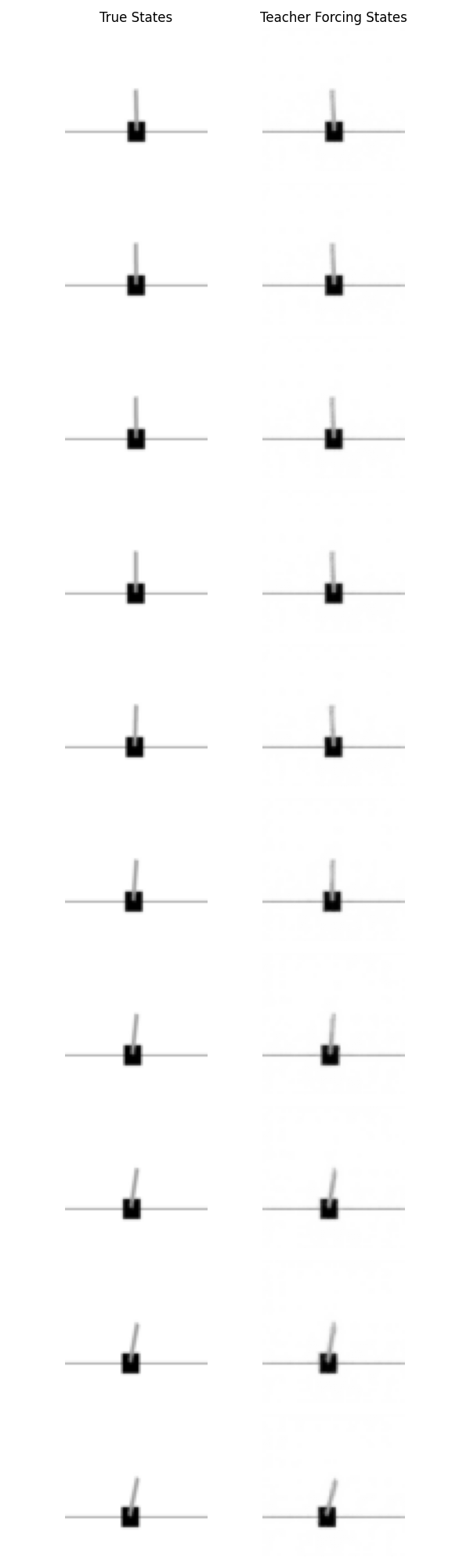 Decoded teacher forcing predictions